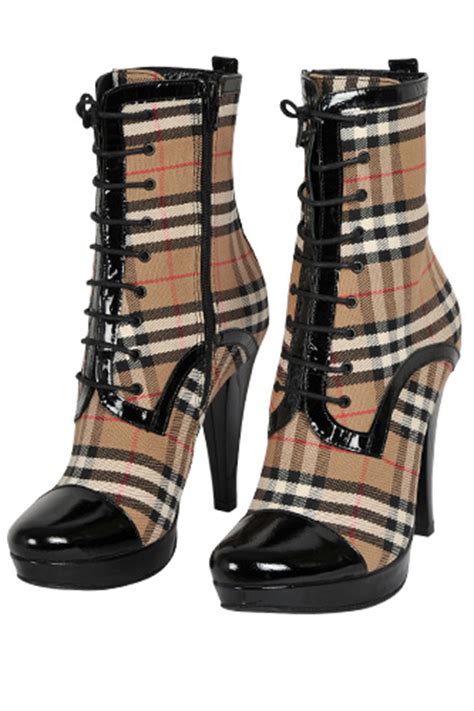 burberry boots with heel|Burberry high heel boots.